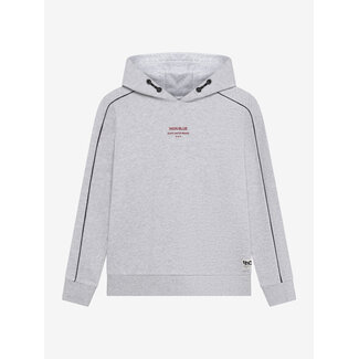 Indian Blue Jeans Hoodie Chest and Backprint Grey/1225/Fresh Grey Melange