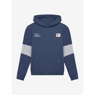 Indian Blue Jeans Hoodie INDN Backprint Brushed /7412/Washed Mid Blue