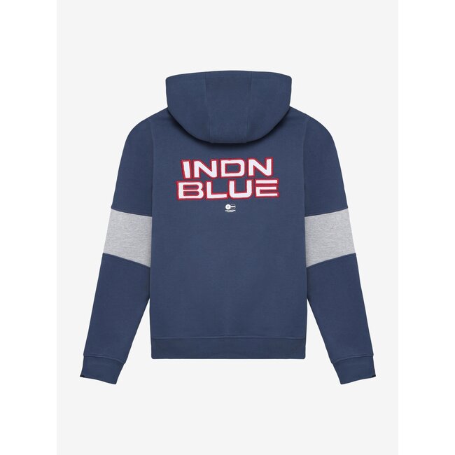 Hoodie INDN Backprint Brushed /7412/Washed Mid Blue