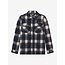 Shirt Jacket Zip Check Grey/1961/Antra Ash
