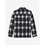 Shirt Jacket Zip Check Grey/1961/Antra Ash