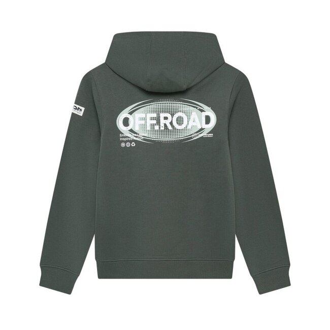 Hoodie Indian Brushed /9887/Dust Army