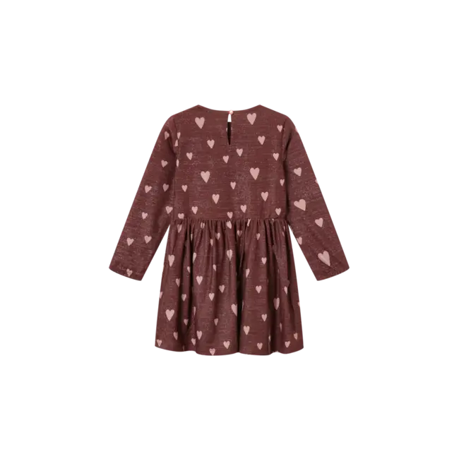 MAGALI Dress long sleeves MEDIUM BORDEAUX/