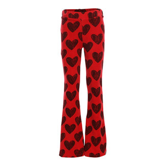 Looxs Little Little velvet flare pants 809 VELVET HEART