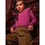 Little heart rib t-shirt 844 VIOLET HEART