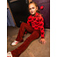 Little printed velvet tee 809 VELVET HEART
