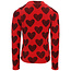Little printed velvet tee 809 VELVET HEART