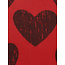 Little printed velvet tee 809 VELVET HEART