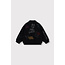 kids knitted patches jacket 999 Black