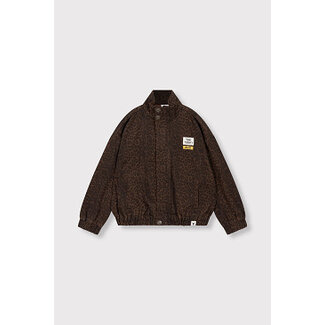 Alix the Label kids woven leopard jacket 601 Animal