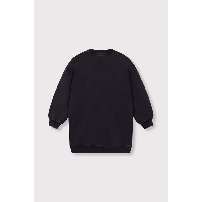 kids knitted 14lx sweatdress 917 Charcoal Grey