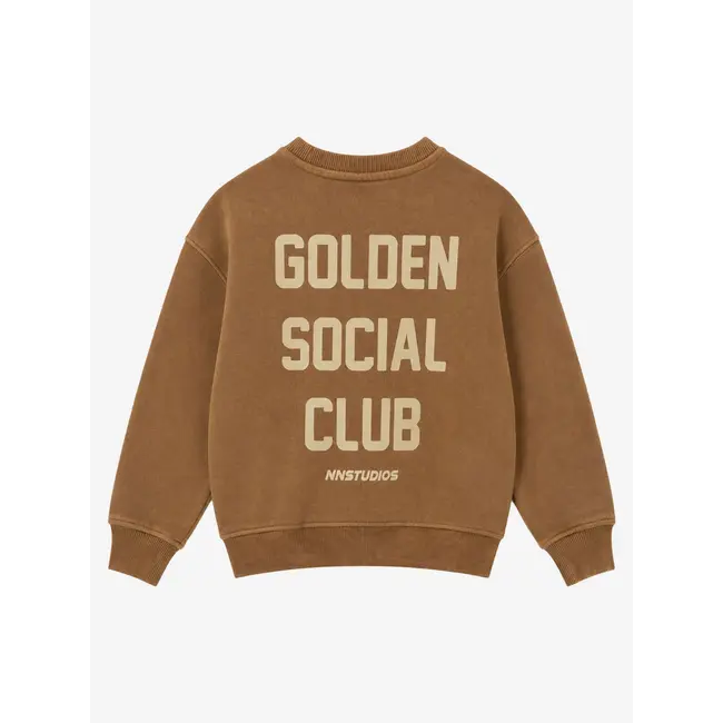 Ades Oversized Sweatshirt 5518 Caramel Brown