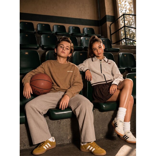 Ades Oversized Sweatshirt 5518 Caramel Brown