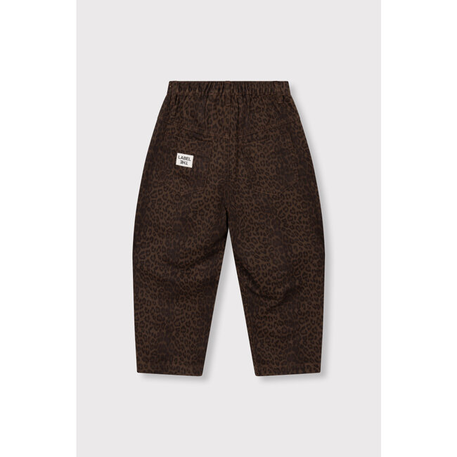 kids woven Leopard  Cargo pants 601 Animal