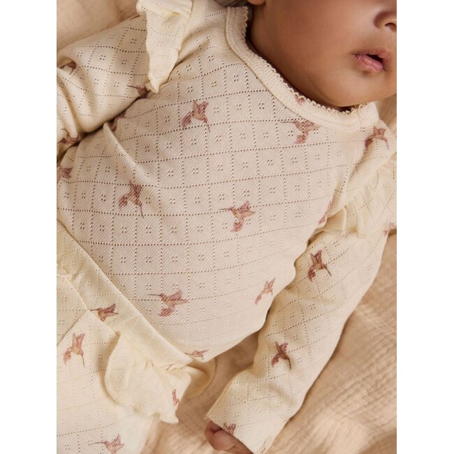 NBFRACHELLO Tyl Ls Slim Body Turtledove/Bird