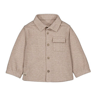 Mayoral Comfort-knit overshirt       42Truffle