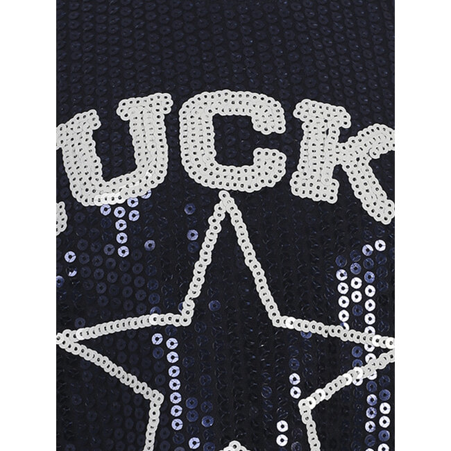 10sixteen sequince Tee 707 BLUE SEQUINS