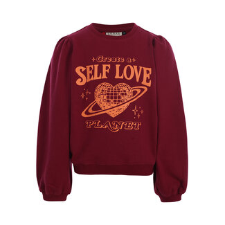 Looxs Little Little sweater 279 Ruby red