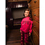 Little ruffle sweater 222 warm fuchsia