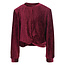 Little velvet crinkle top 279 Ruby red