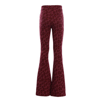 Looxs Little Little jacquard flare pants 529 Festive Flower