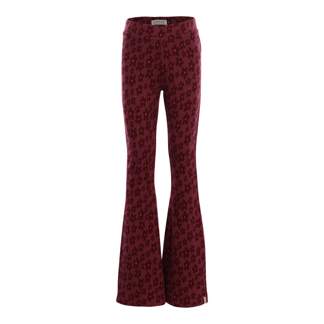 Little jacquard flare pants 529 Festive Flower