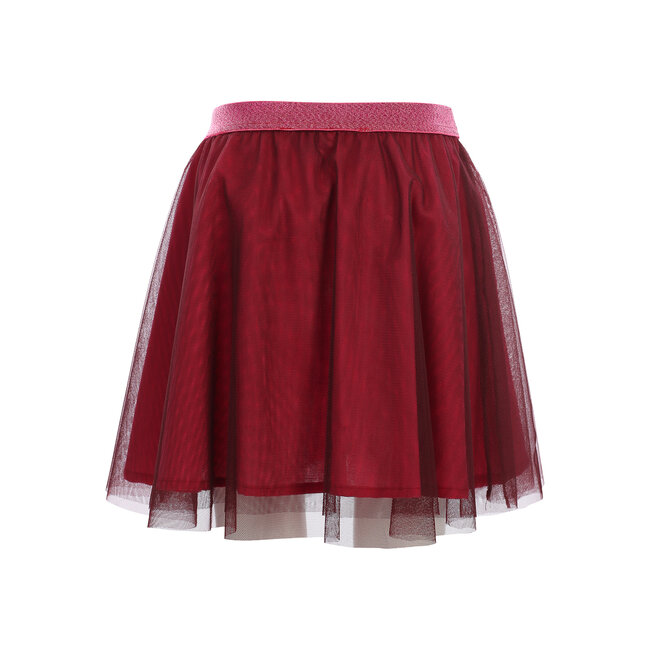 Little mesh skirt 279 Ruby red