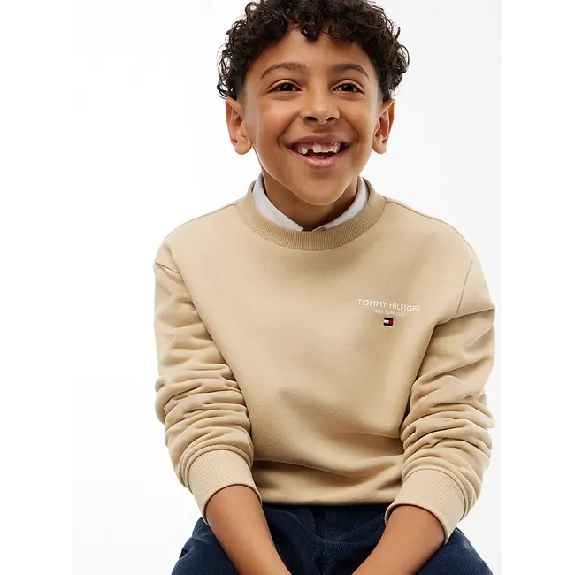 ESSENTIAL LOGO SWEAT, AB9 Gentle Gold