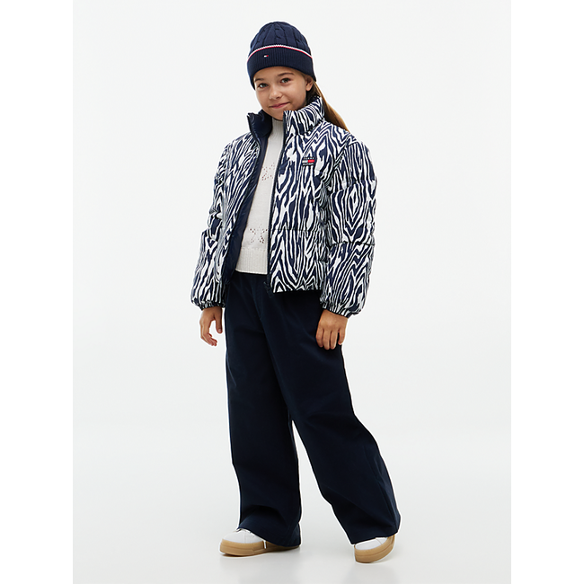 REVERSIBLE PRINTED P, 0GY Blue Allover Print
