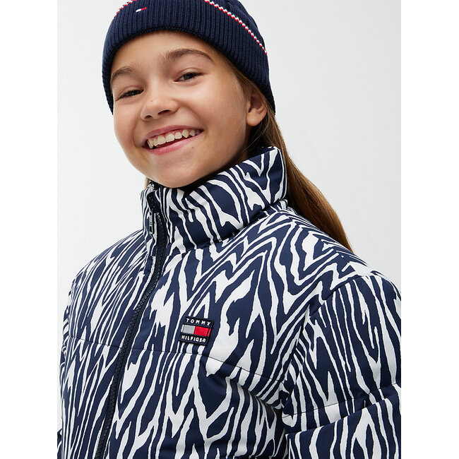 REVERSIBLE PRINTED P, 0GY Blue Allover Print