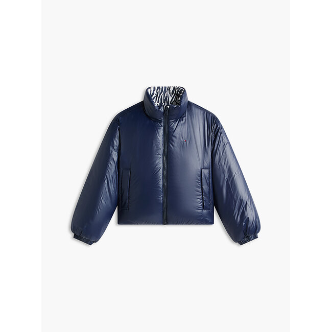 REVERSIBLE PRINTED P, 0GY Blue Allover Print
