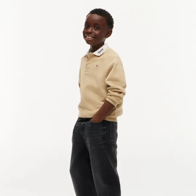 RUGBY SWEATSHIRT, AB9 Gentle Gold
