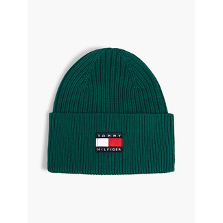 Tommy Hilfiger HERITAGE FLAG BEANIE, L6N Rural Green
