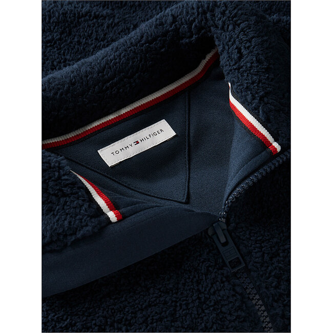 FLAG FULL ZIP SWEATS, C1G Dark Blue