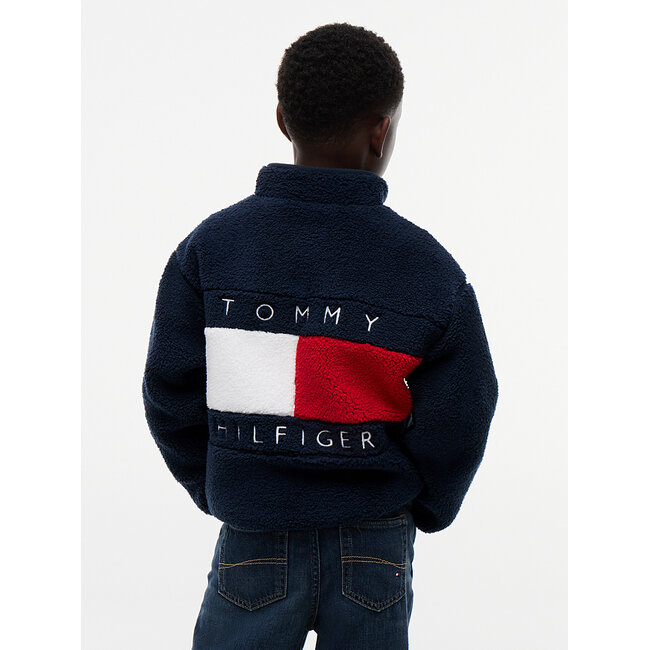 FLAG FULL ZIP SWEATS, C1G Dark Blue