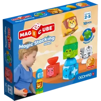 Geomag Magicube Geomag Magicube Stacking Safari 10 Delig