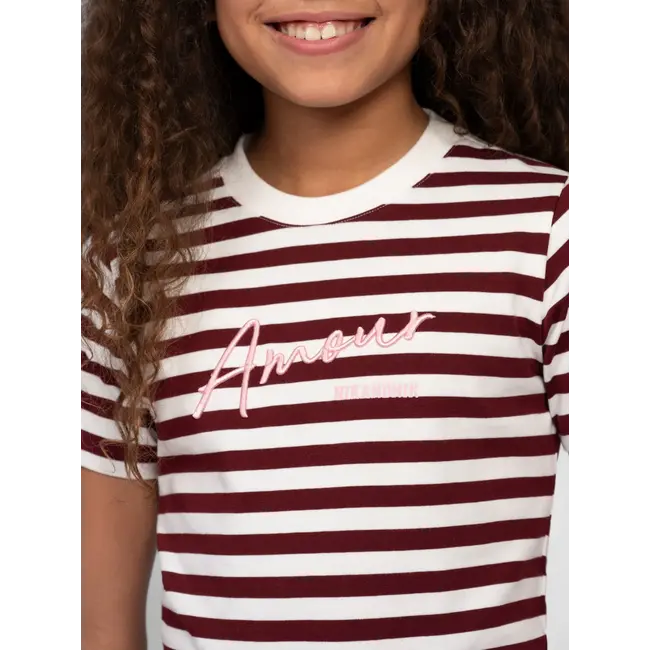 Cassidie T-Shirt 2005 Off white/Deep Burgundy