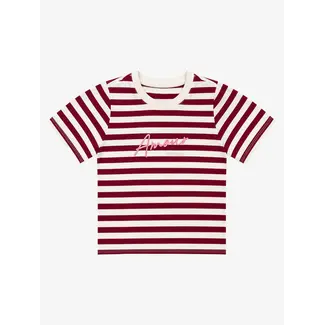 Nik&Nik Cassidie T-Shirt 2005 Off white/Deep Burgundy