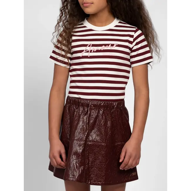 Cassidie T-Shirt 2005 Off white/Deep Burgundy