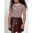 Cassidie T-Shirt 2005 Off white/Deep Burgundy