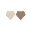 Bib Bandana - Sand/Milky coffee