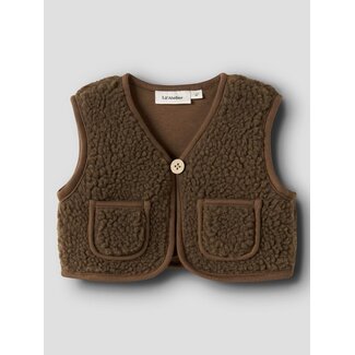 Lil'Atelier NBNJONO RLX Sherpa Vest Teak