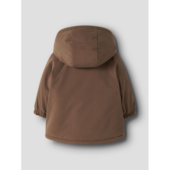 NBNLASNOW05 Jkt Solid Fo Dark Earth