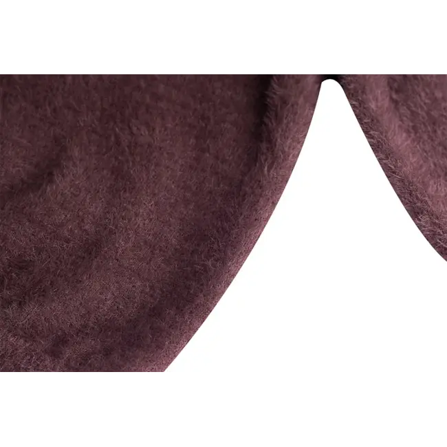 NORA Pull long sleeves DARK BROWN