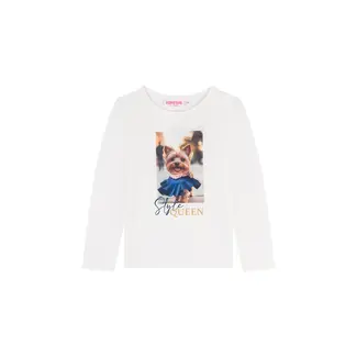 Someone PETRA T-shirt long sleeves ECRU