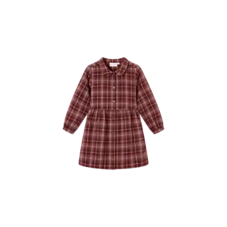Someone MAGALI Dress long sleeves MEDIUM BORDEAUX*