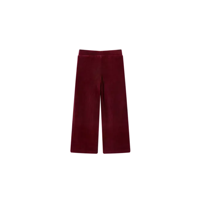 MAGALI Long trousers DARK BORDEAUX