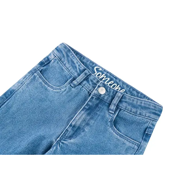 INDIE Denim long trousers DARK DENIM BLUE