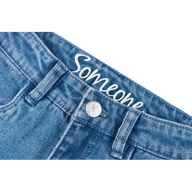 INDIE Denim long trousers DARK DENIM BLUE