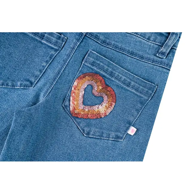 INDIE Denim long trousers DARK DENIM BLUE